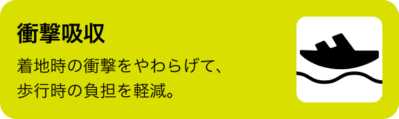 衝撃吸収